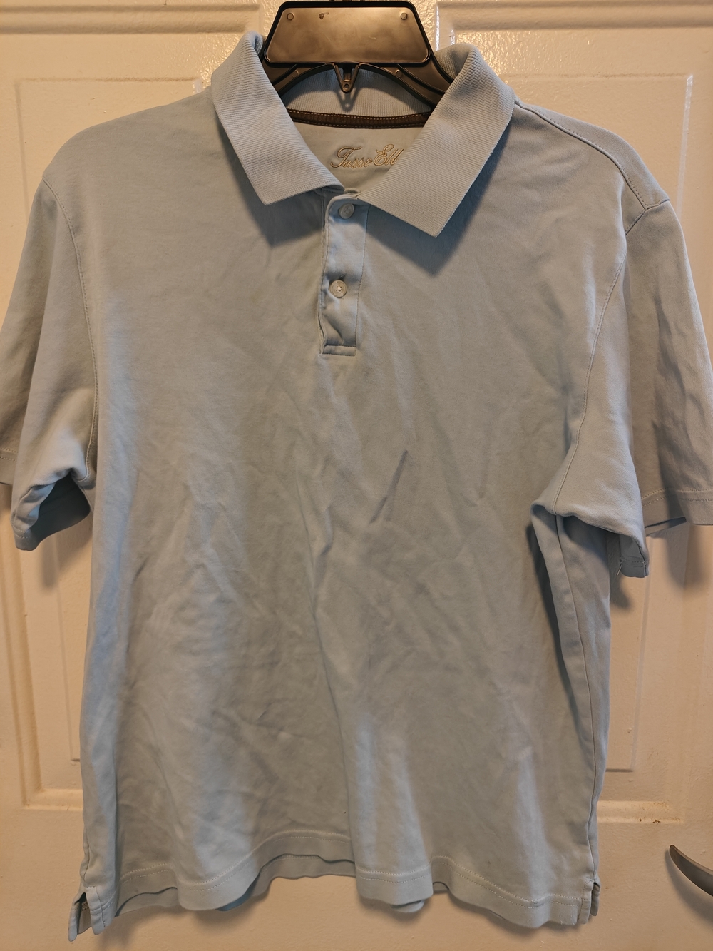 Tasso Elba Light Blue Men's Polo Shirt